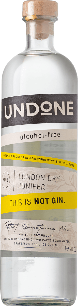 UNDONE No. 2 London Dry Juniper | Not Gin (0,7 l)