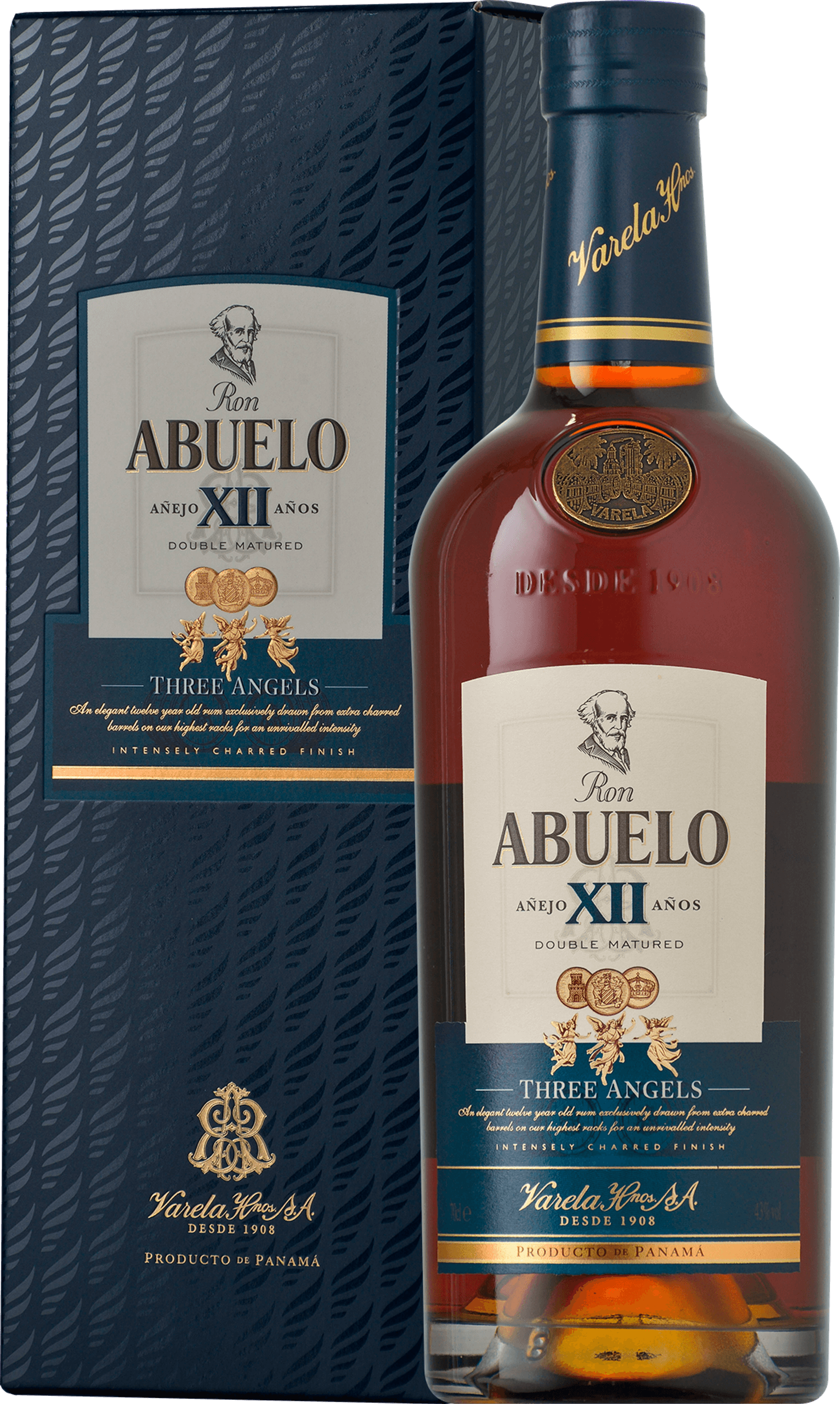 ABUELO Three Angels Rum (0,7 l) (díszdobozban)