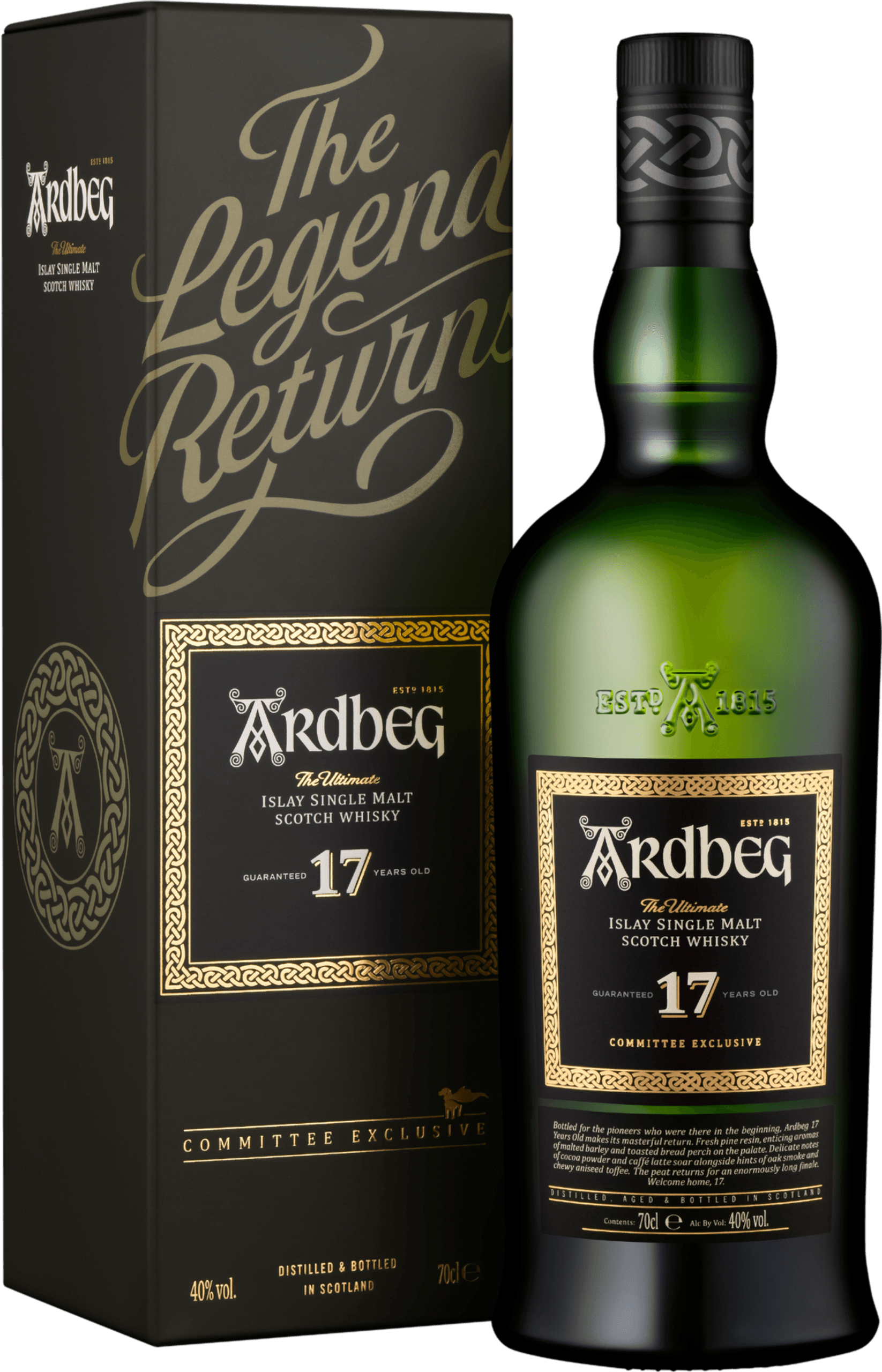 ARDBEG Ardbeg 17 years old (0,7 l) (díszdobozban)