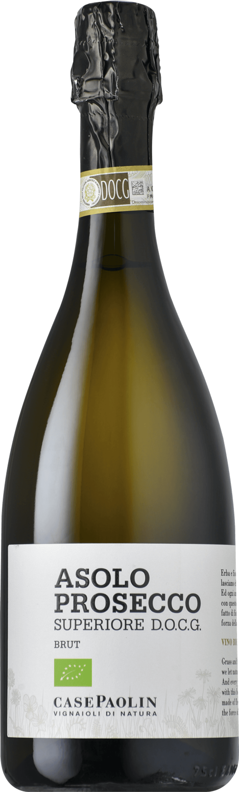 CASE PAOLIN Asolo Prosecco Superiore DOCG Brut (Organikus)