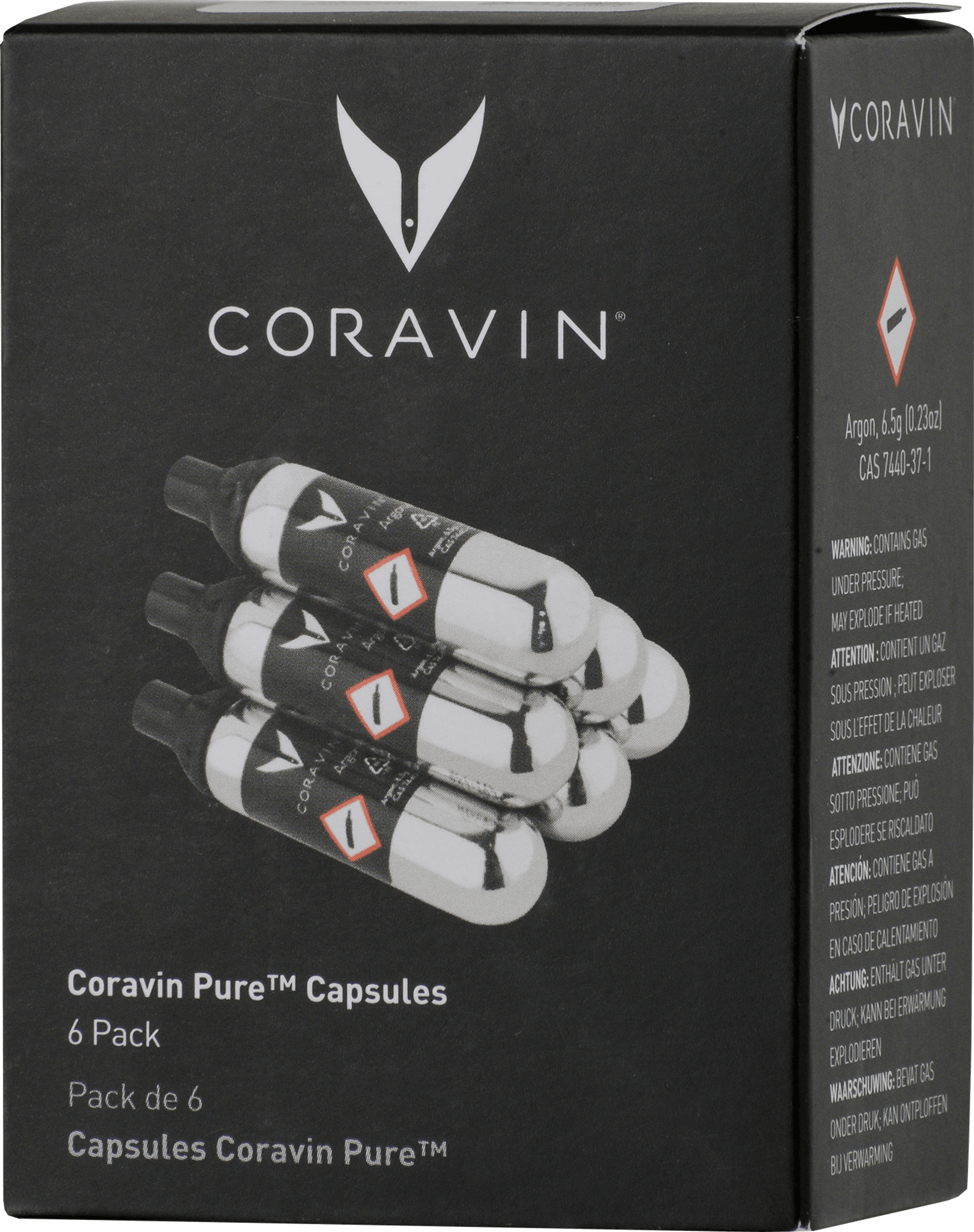 CORAVIN Gázkapszula 6 db/szett