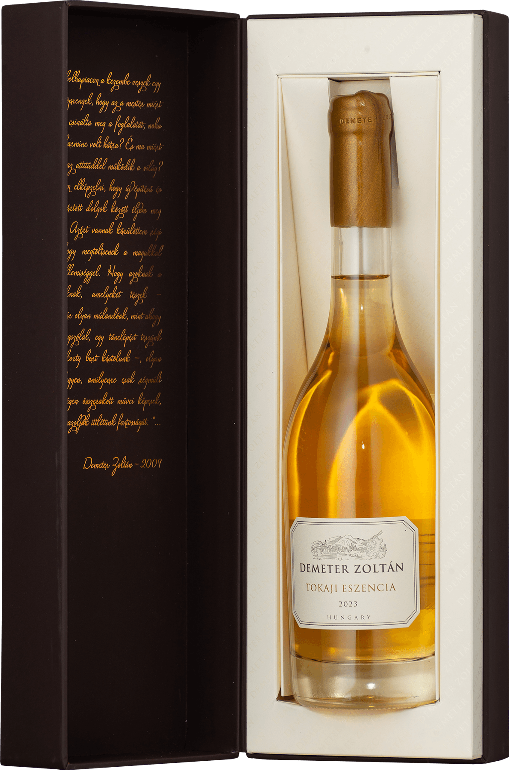 DEMETER ZOLTÁN Tokaj Eszencia 2023 (0,375 l)