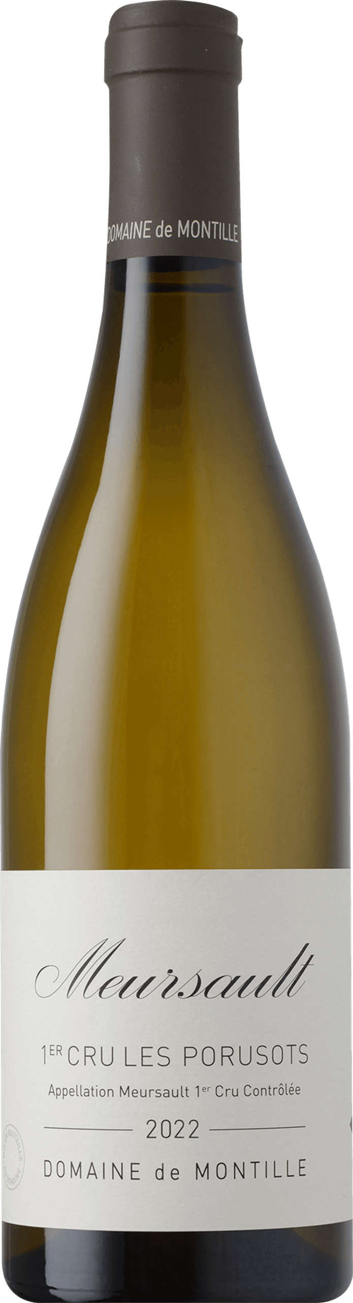 DOMAINE DE MONTILLE Meursault "Les Porusots" 2022 Premier Cru (Organikus)