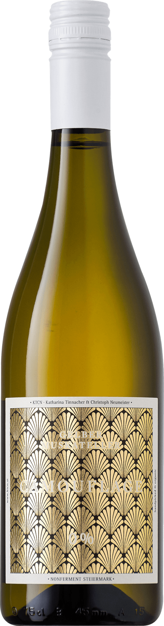 WEINGUT LACKNER TINNACHER Camouflage Gelber Muskateller 0% (Organikus) (0,72 l)
