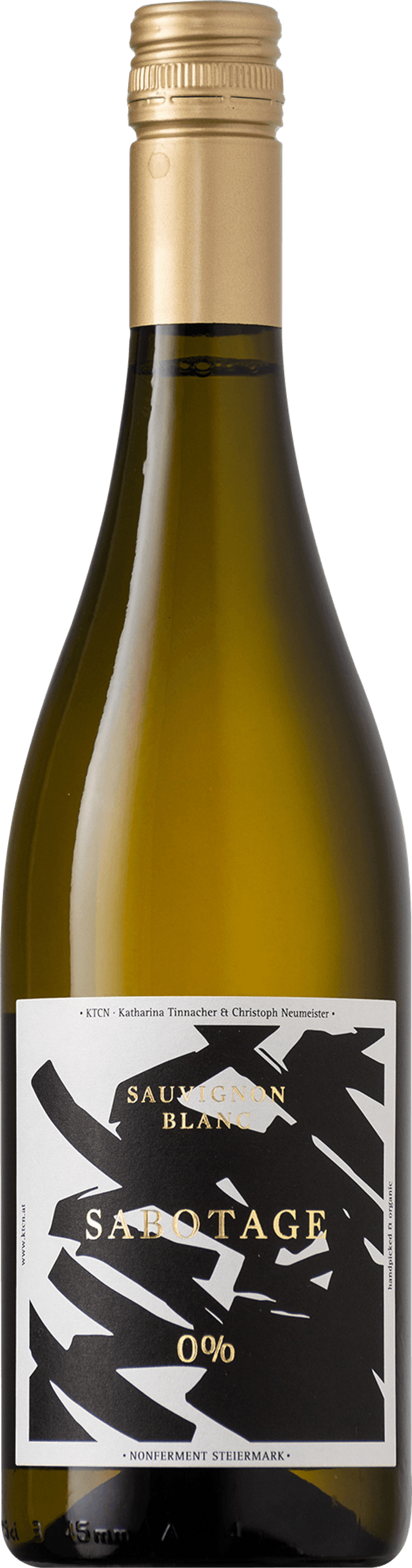 WEINGUT LACKNER TINNACHER Sabotage Sauvignon Blanc 0% (Organikus) (0,72 l)