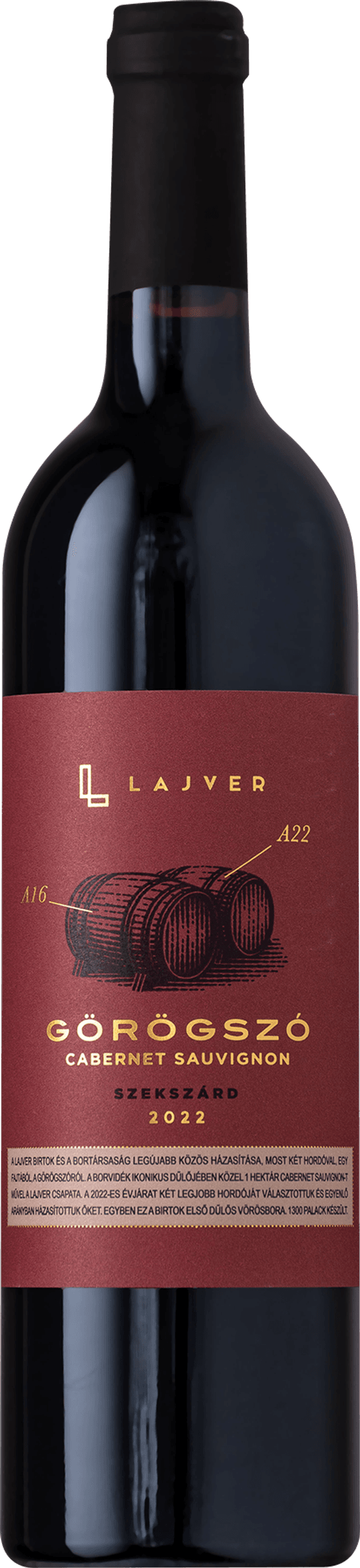 LAJVÉR Görögszói Cabernet Sauvignon 2022