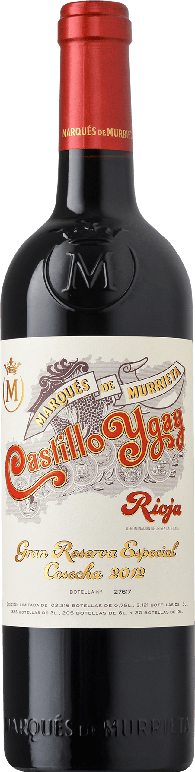 MARQUÉS DE MURRIETA Castillo Ygay Gran Reserva 2012 Rioja