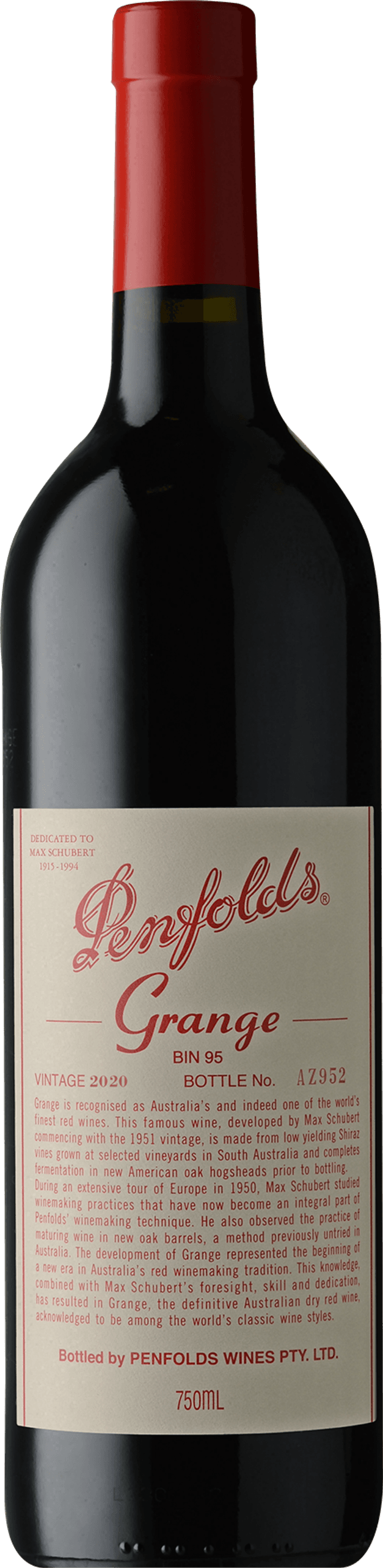 PENFOLDS Grange Shiraz Bin 95 2020