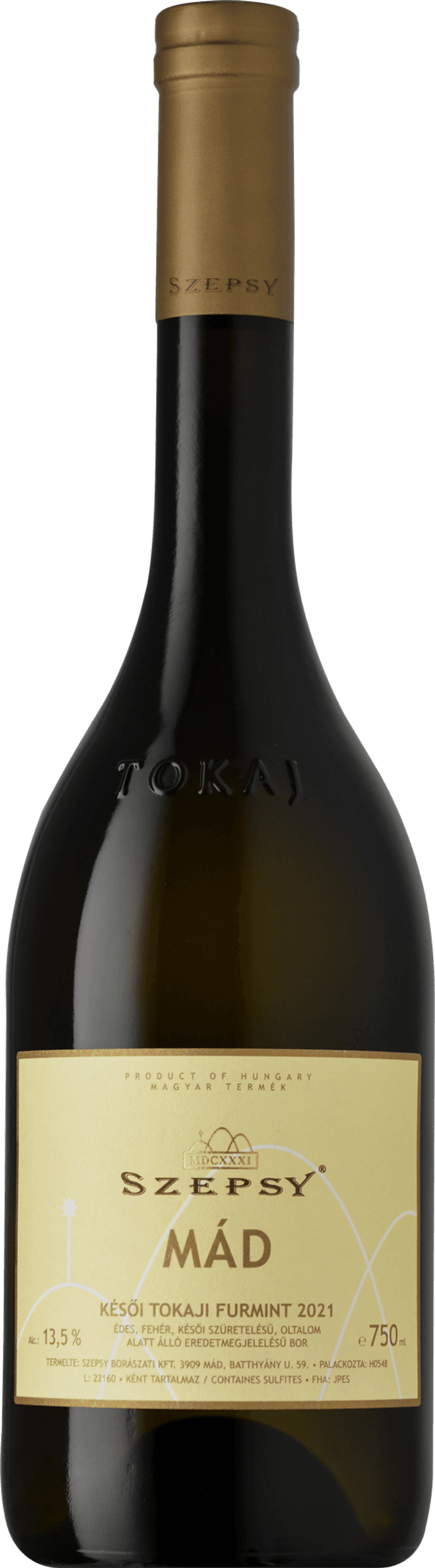 SZEPSY Mád Furmint Késői szüret 2021