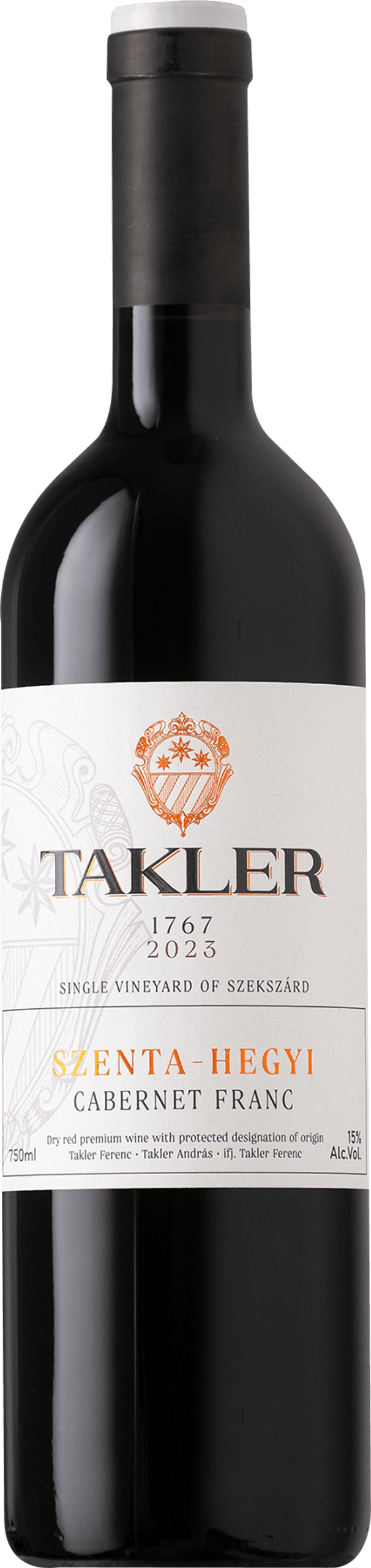 TAKLER Szenta-hegyi Cabernet franc 2023