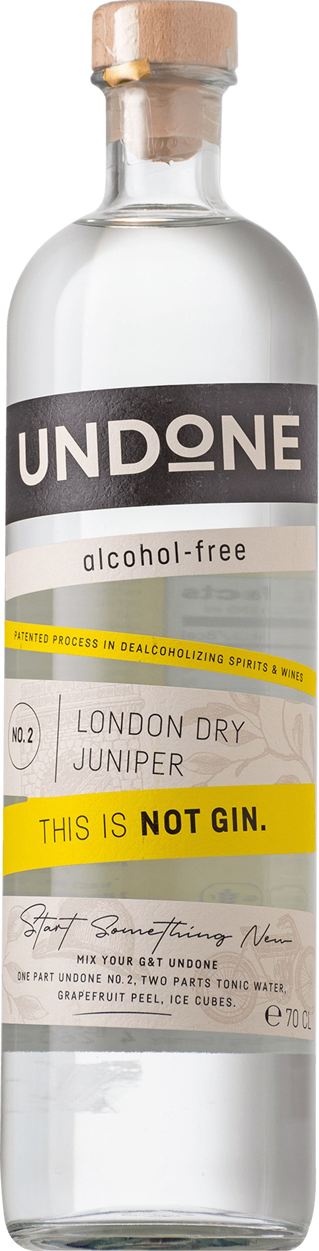 UNDONE No. 2 London Dry Juniper | Not Gin (0,7 l)